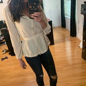 J Crew tie top